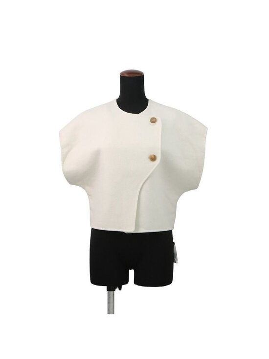 Hermes Tops - Hermes Bolero Short Sleeve Cashmere 34 Shirt